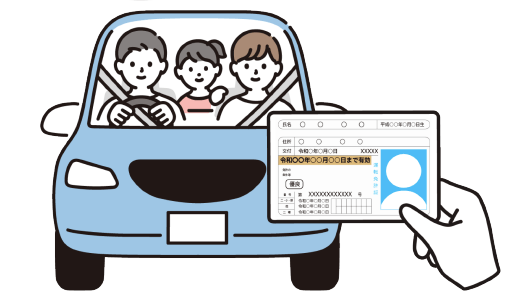 普通自動車運転免許を取得している人